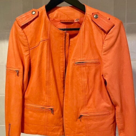 Alice and Olivia Coral Moto Jacket - Picture 2 of 4